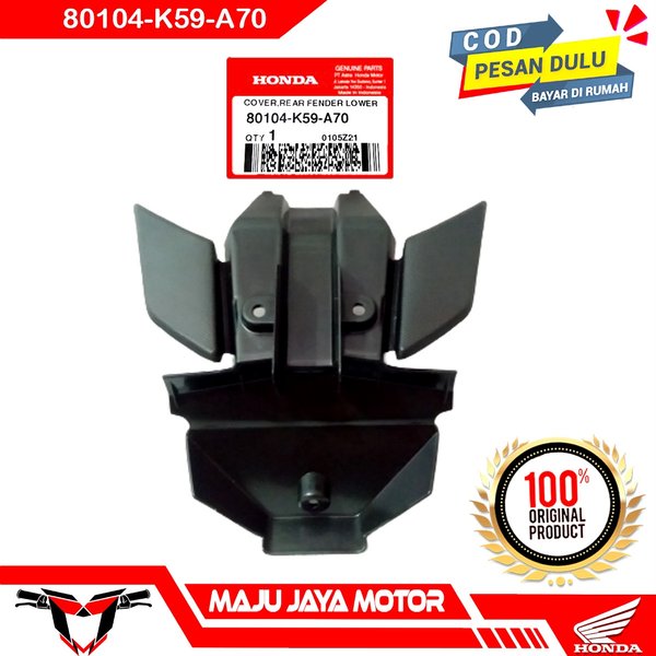 Cover Tutup Sambungan Slebor Spakbor Belakang Vario 125 150 New 2018 K59 Original AHM