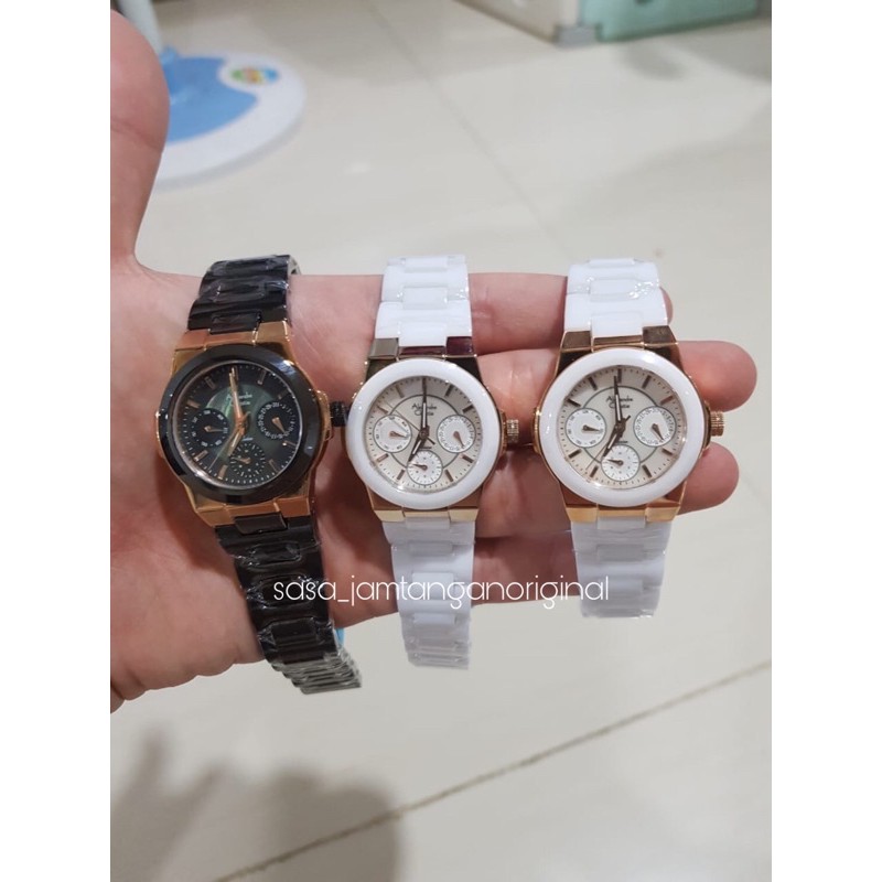Jam tangan alexandre christie ac 2224 Original keramik