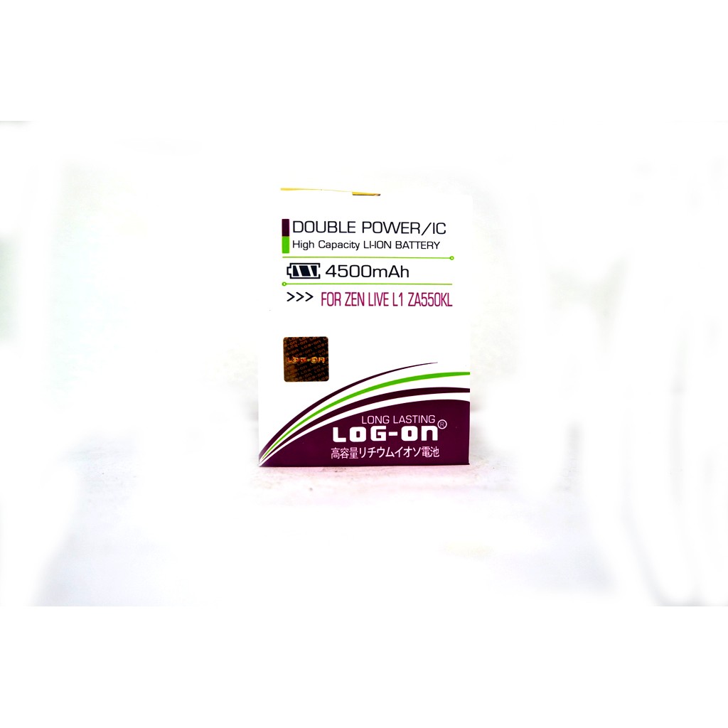 LOG ON BATERAI ASUS ZENFONE LIVE L1 ZA550KL BATRE DOUBLE POWER DOUBLE IC BATTERY
