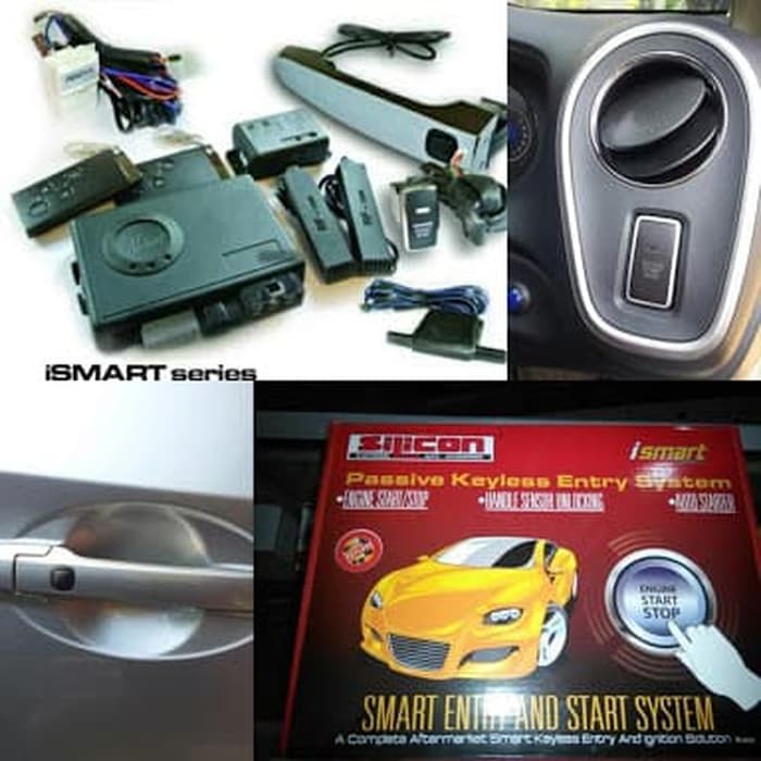 Alarm Ismart Passive keyless entry & engine start stop for TOYOTA