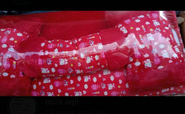 Kasur Bulu Rasfur Mbah Blangkon Uk.180x120x6cm Tebal Empuk Hello Kitty Terlaris Termurah / Surpet
