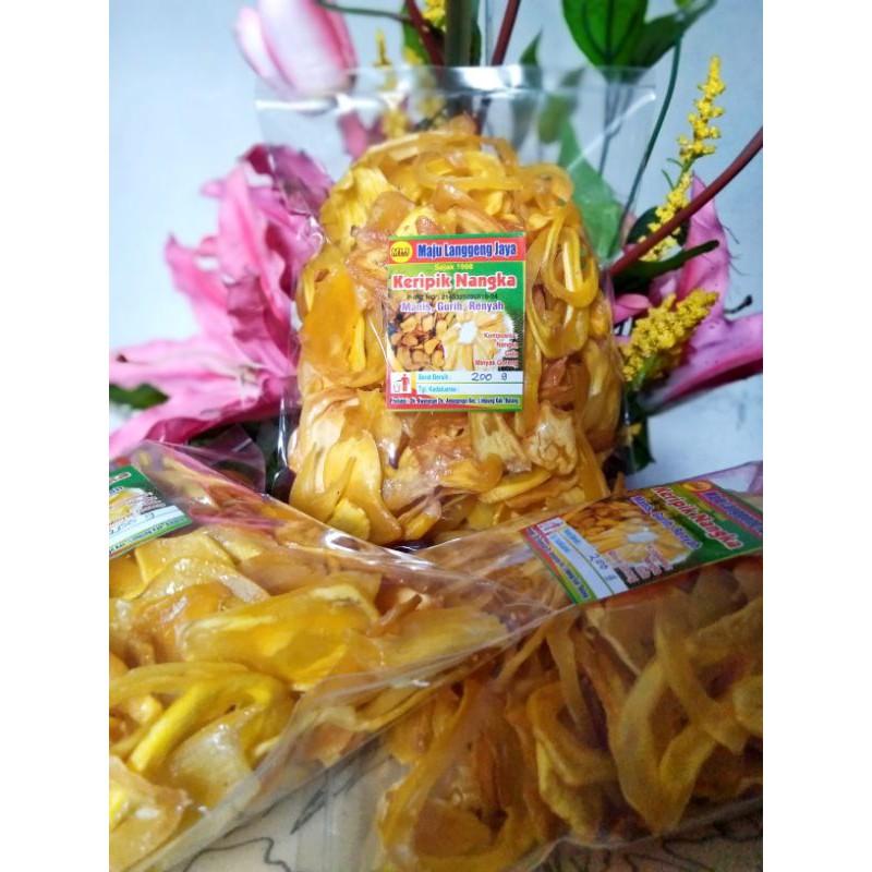 

Keripik Nangka | keripik buah | keripik nangka goreng keripik Manis 200 gram