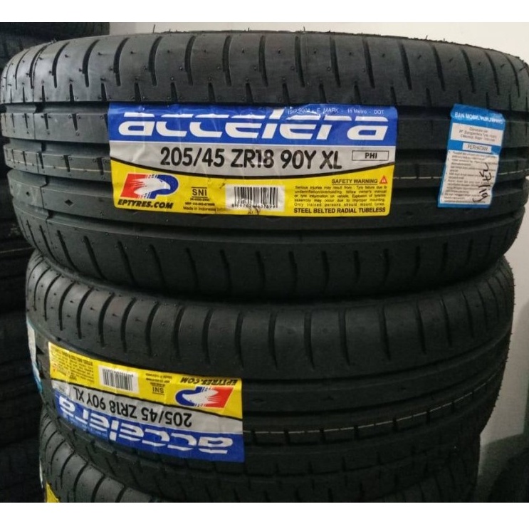 Ban Mobil Murah Tubles Ring18 205/45 Merk ACCELERA PHI 205 45 R18 Ban Accelera R18 205/45