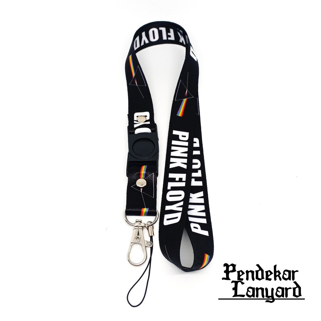LANYARD BAND PINK FLOYD TALI ID CARD GANTUNGAN HP PODS NAME TAG
