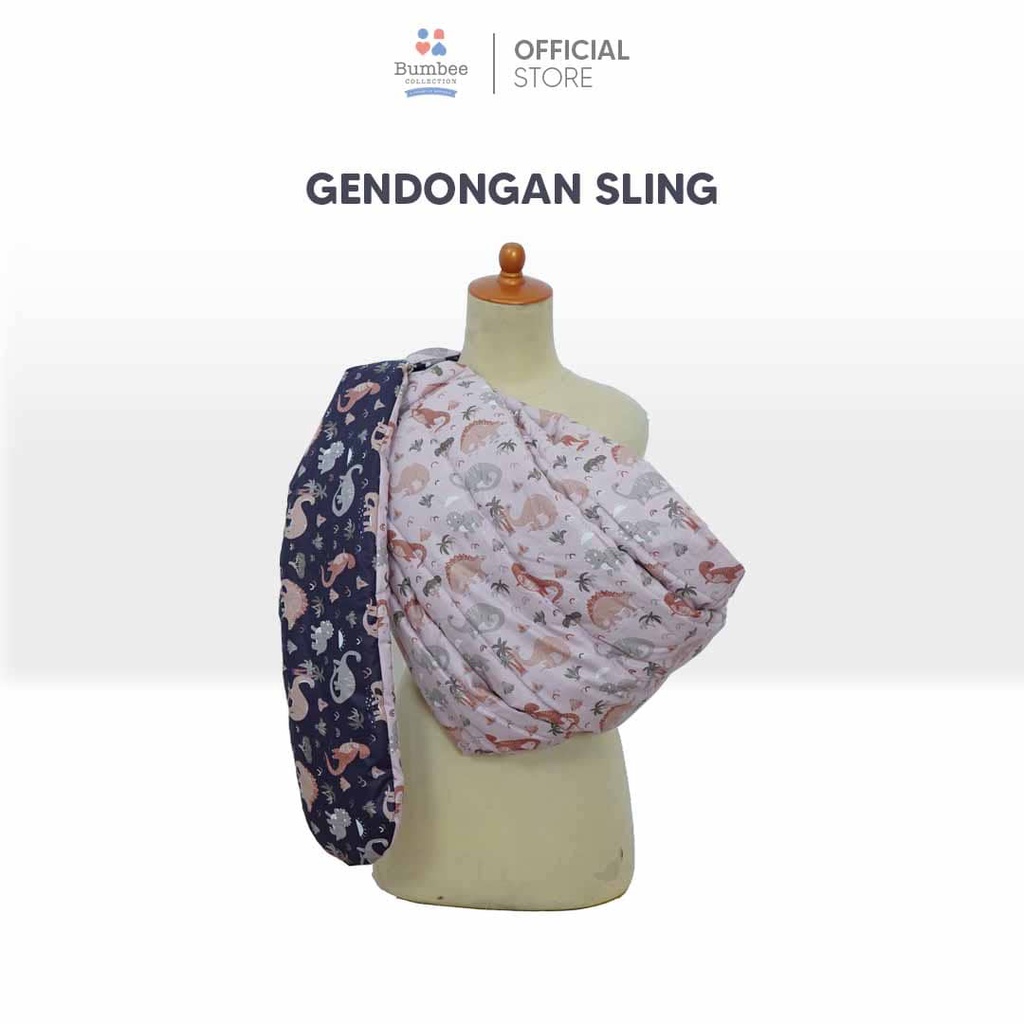 Bumbee Collection - Gendongan Sling Bahan Katun Jepang Sutra Toyobo Pre Order