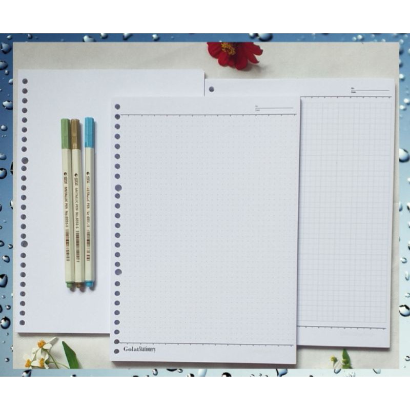 

Loose Leaf B5 HVS 100 GSM Kertas Binder