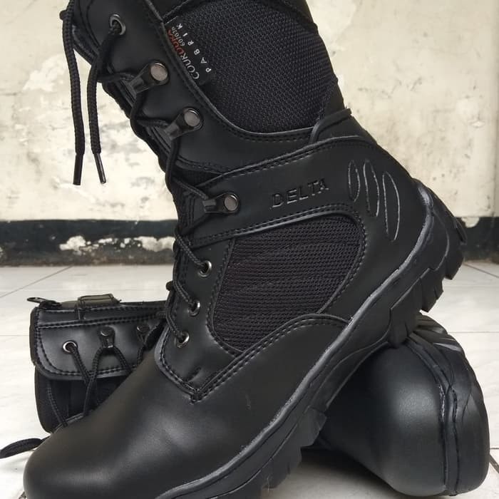 sepatu delta sepatu pdl boots safety sepatu TNI sepatu POLRI Tactical   - terjamin