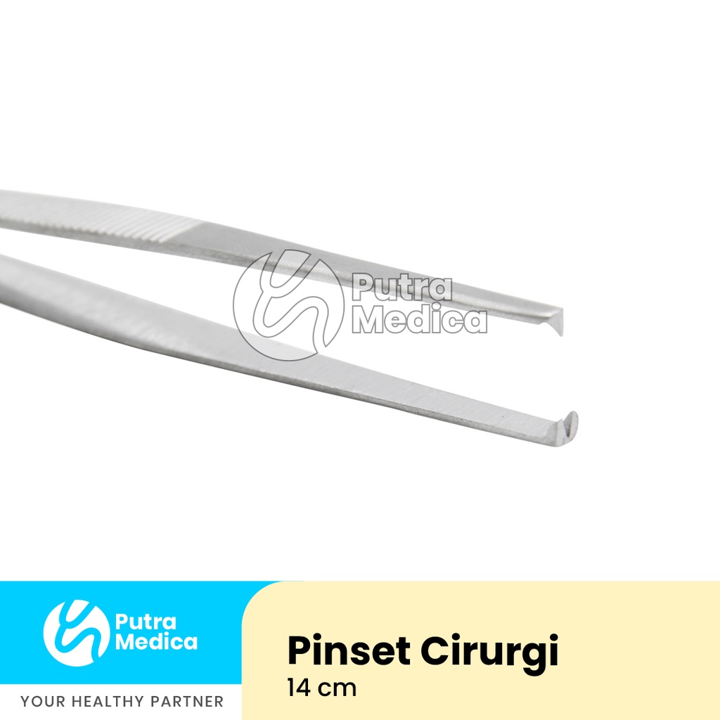 Pinset Medis / Penjepit Jaringan / Dressing Tissue Forcep / Instrumen Instrument Operasi Bedah Stainless Steel