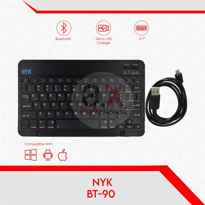 KEYBOARD BLUETOOTH MINI | NYK BT-90