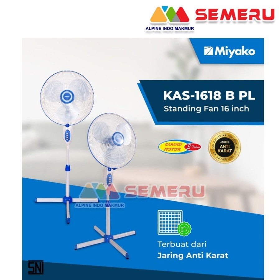MIYAKO KIPAS ANGIN SILANG KAS-1618 BPL