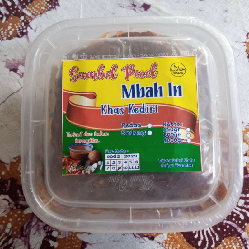 

Sambal pecel kacang sangrai khas Kediri 500gr