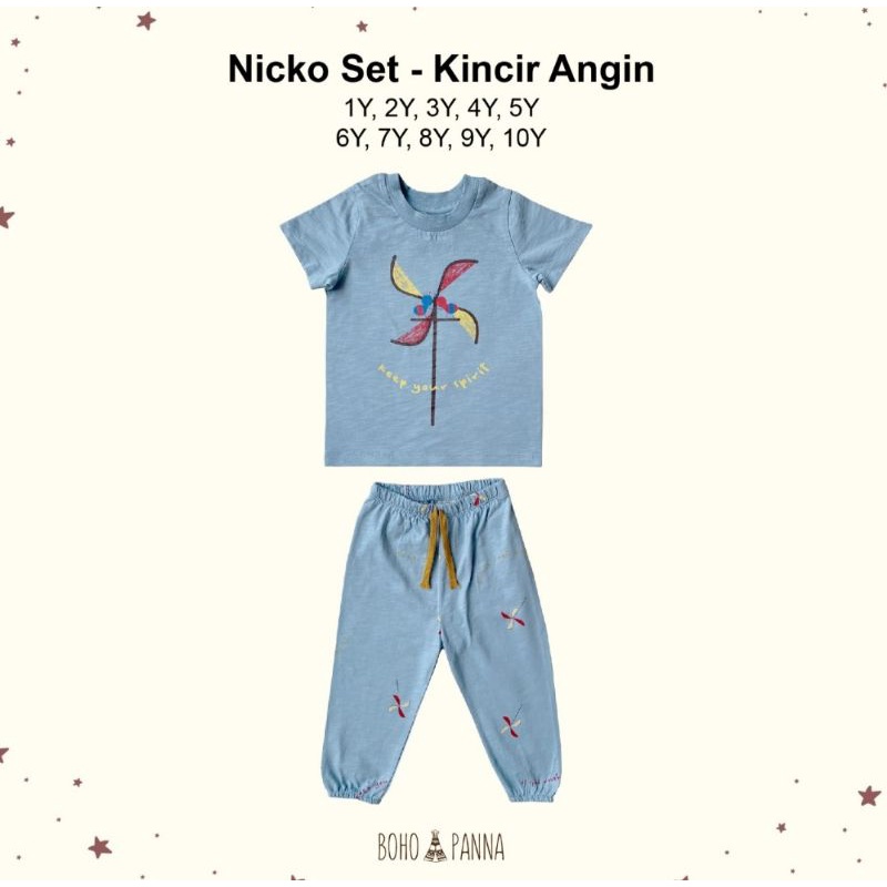 Nicko Set Bohopanna Size 6-10Y