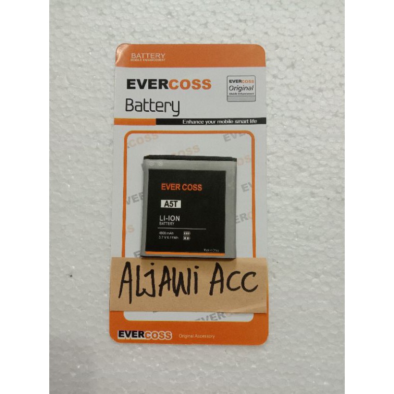 Baterai bt batre Cross Evercoss A5T Original Battery Hp