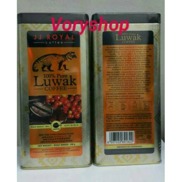 

JJ Royal 100% Pure luwak bubuk