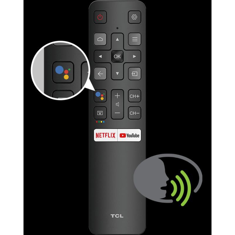 Remote ANDROID SMART TV TCL ORIGINAL