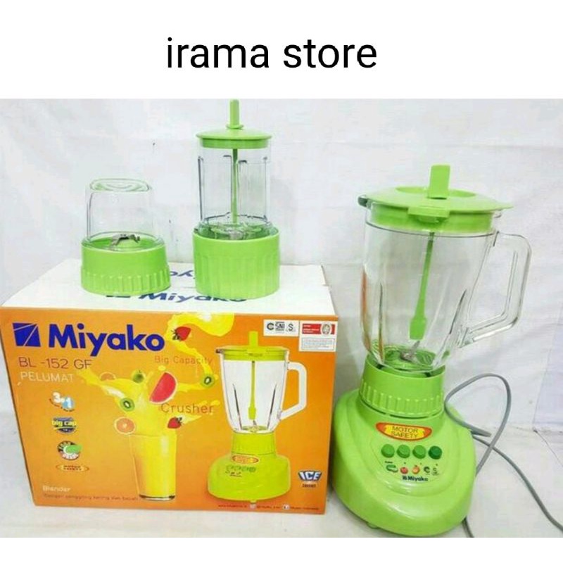 Blender Miyako BL152 GF / Blender Kaca Miyako 1.5 Lt 3 in 1