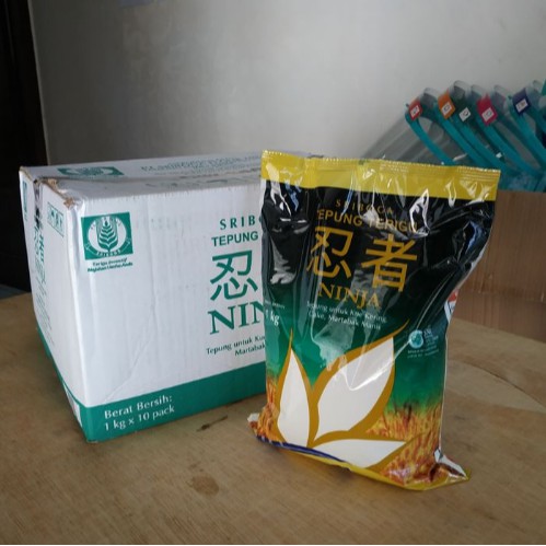 

Tepung Terigu Sriboga Super Premium NINJA 1 Karton/Dus (10 Pcs)
