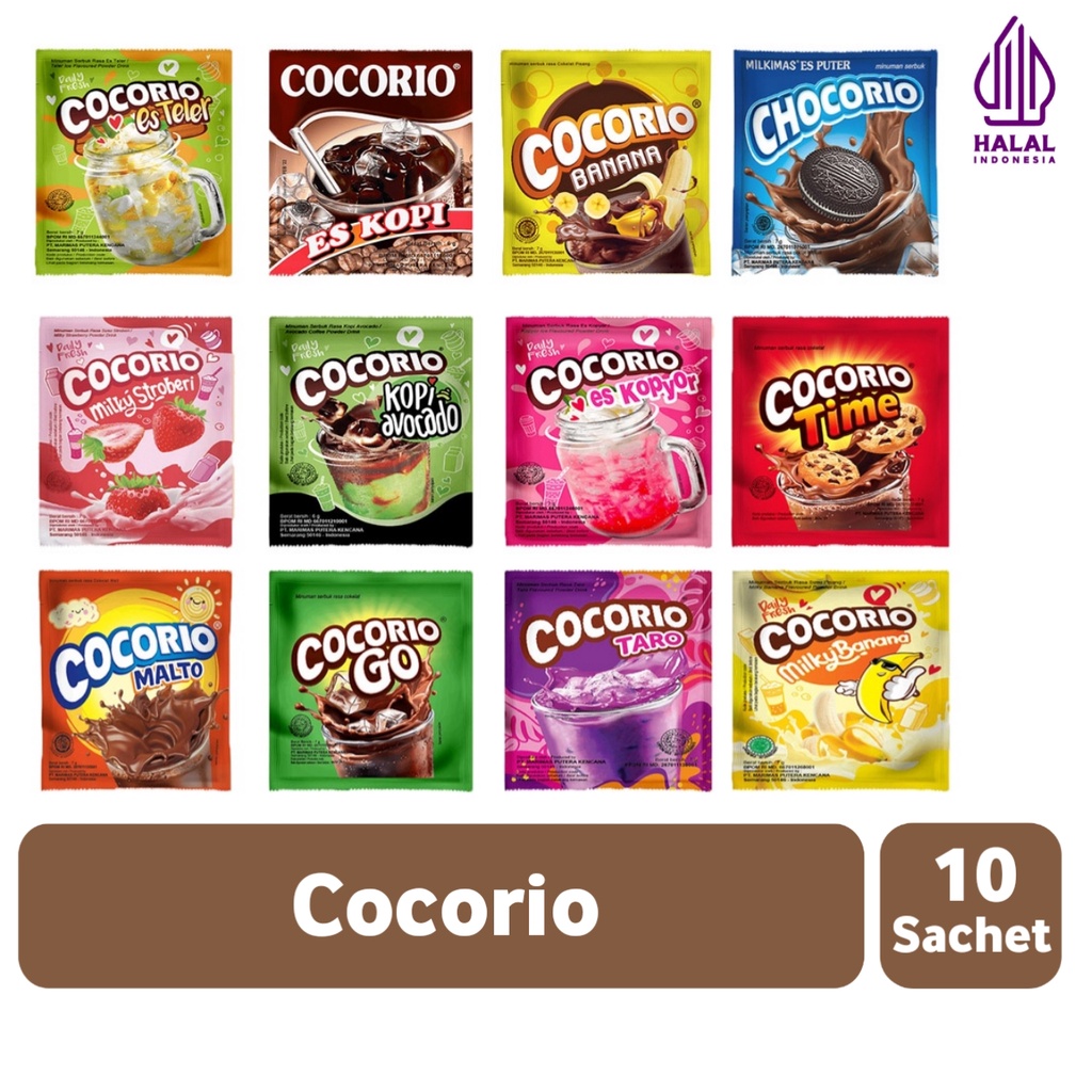 

Minuman Cocorio 6gr isi 10 Semua Rasa
