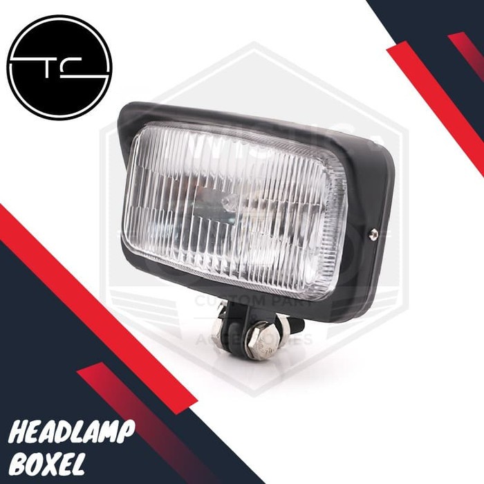 Headlamp Lampu Depan Boxel Motor Custom Japstyle Tracker Scrambler