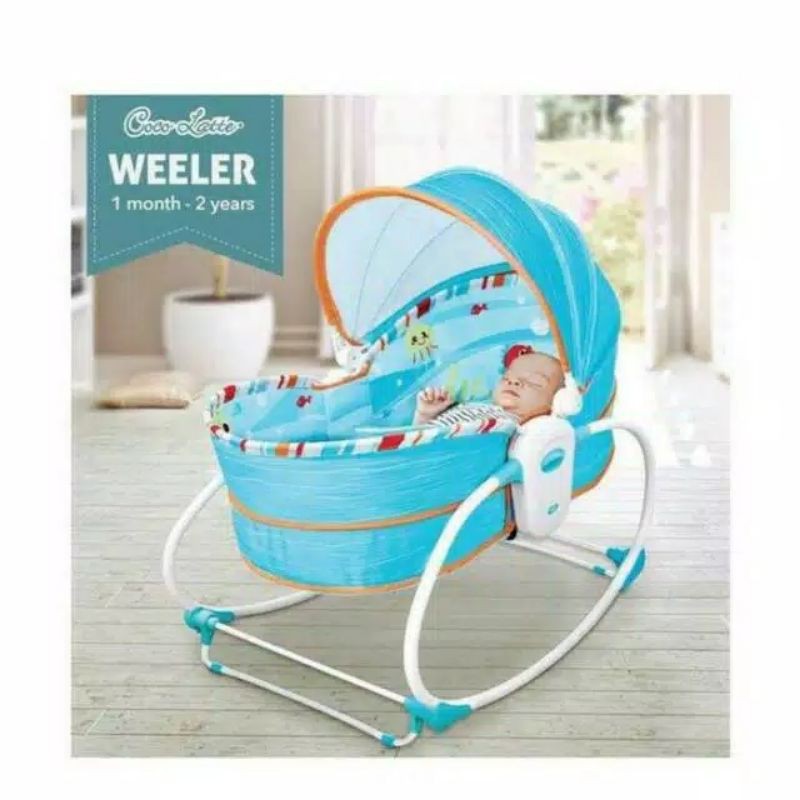 Bouncer Cocolatte Weeler 5in1 Rocker Bassinet