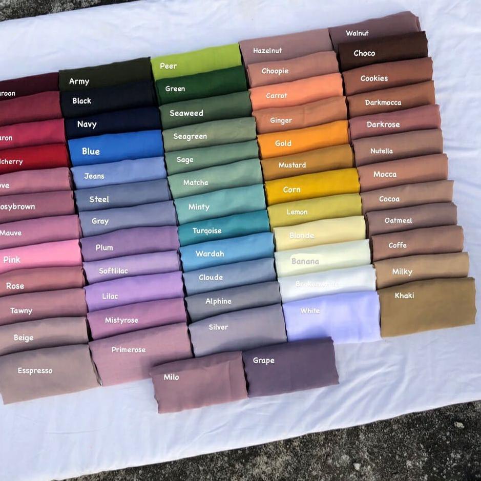 {BGR.25Au22l} POLLYCOTTON PREMIUM / BELLA SQUARE BY ZUTHE PREMIUM / HIJAB BY ZUTHE