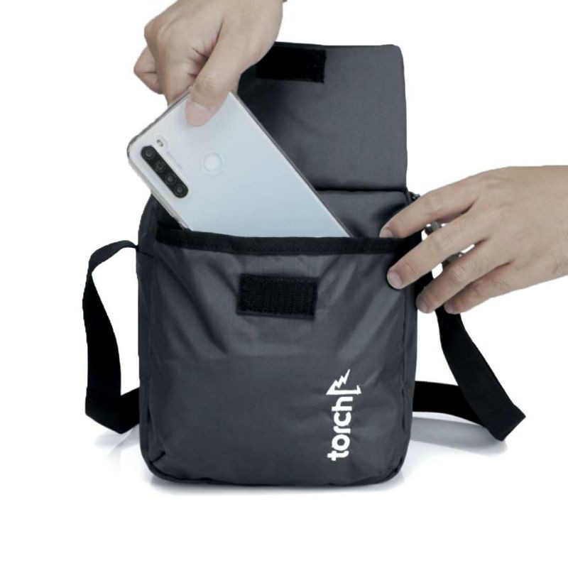 Tas Selempang Torch Fussa 2 Liter Castlerock Grey Original Murah