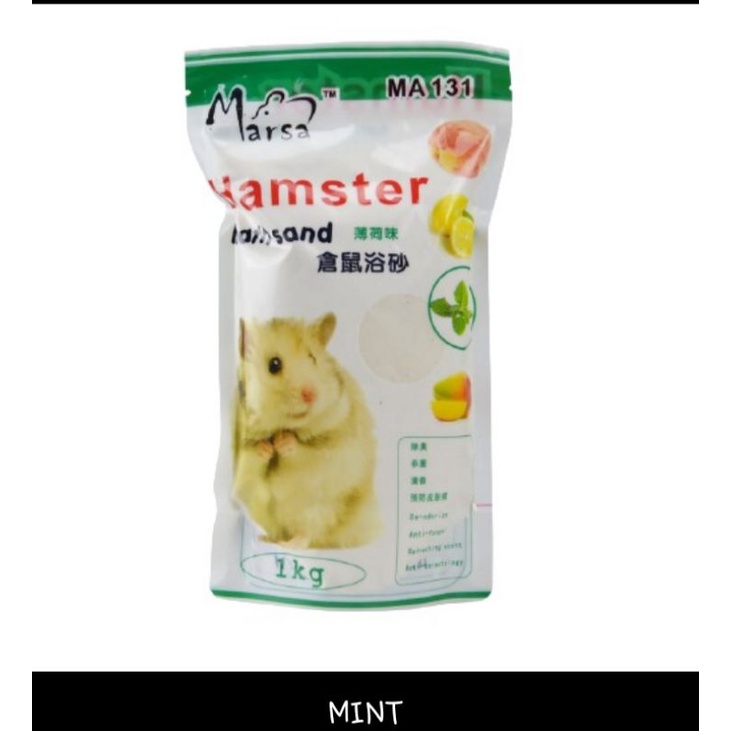 PASIR MANDI HAMSTER PASIR MANDI HAMSTER 1000Gram HAMSTER BATHING SAND Bath