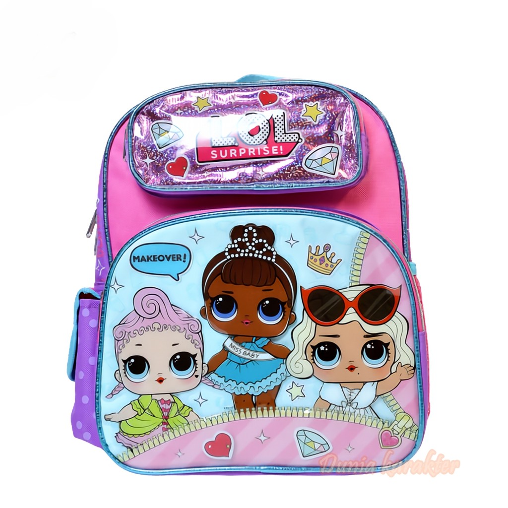 Tas Ransel Anak LOL Surpirse Backpack Zipper A14343 Tas Ransel Anak LOL Surpirse Backpack Zipper A14343