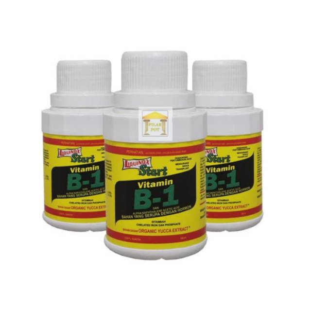 Pupuk vitamin B1 liquinox 100ml - untuk penyubur tanaman layu dan anti stress