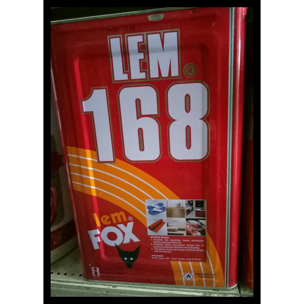 

Lem Fox 168 Blek / Lem Kuning 10Kg