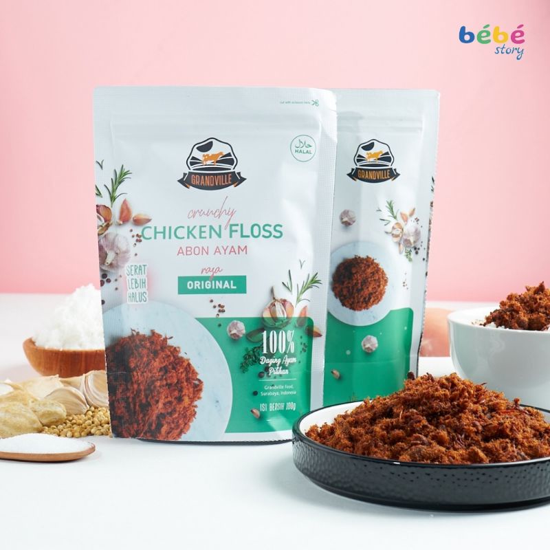

Grandville Abon Crunchy anak 1+ dan dewasa - abon ayam