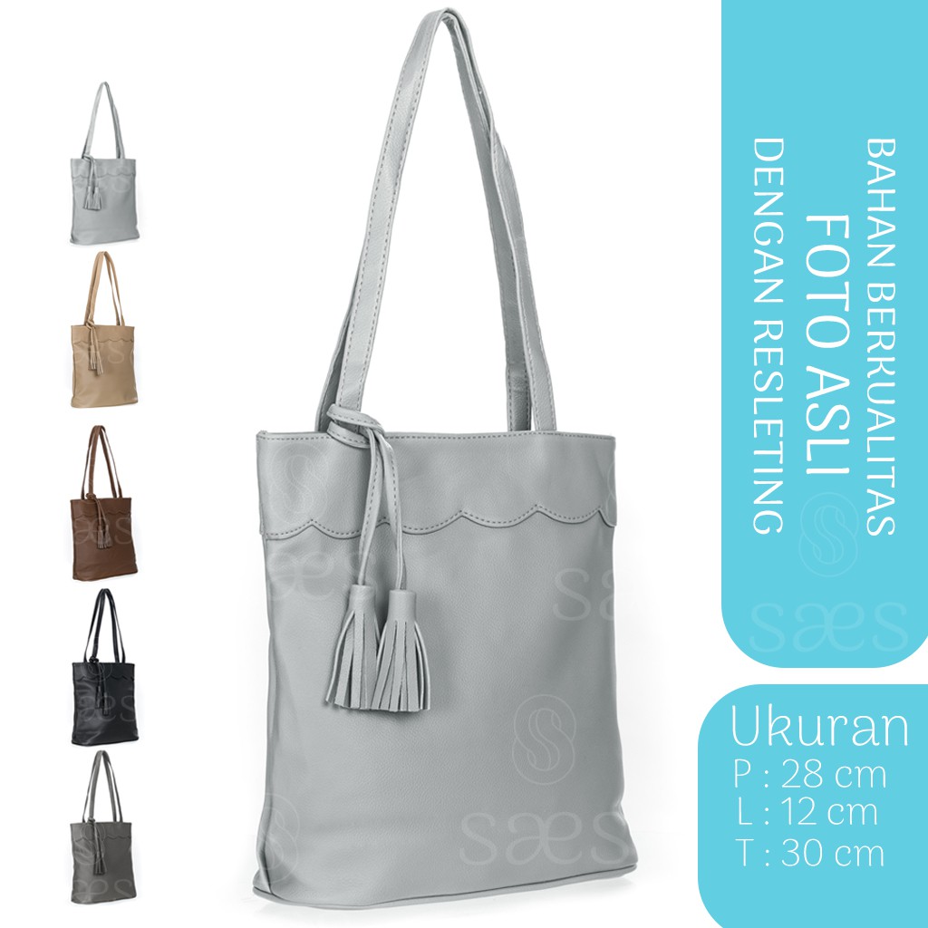 N.E.W PRODUKTas Tote Bag Wanita Cewek Simple Simply Stylish Style saes store id (resleting) Murah Naira saes store 001