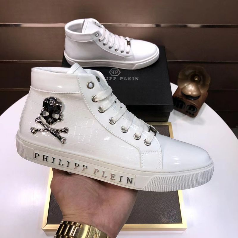 sepatu philipp plein sneaker cowok boots pria mirror p1shoes high end shoes men