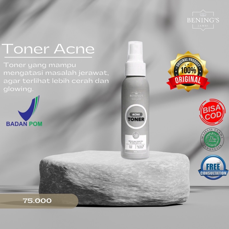 TONER ACNE | MENYEGARKAN &amp; MENSTABILKAN PH KULIT | BENING’S BY DR. OKY PRATAMA