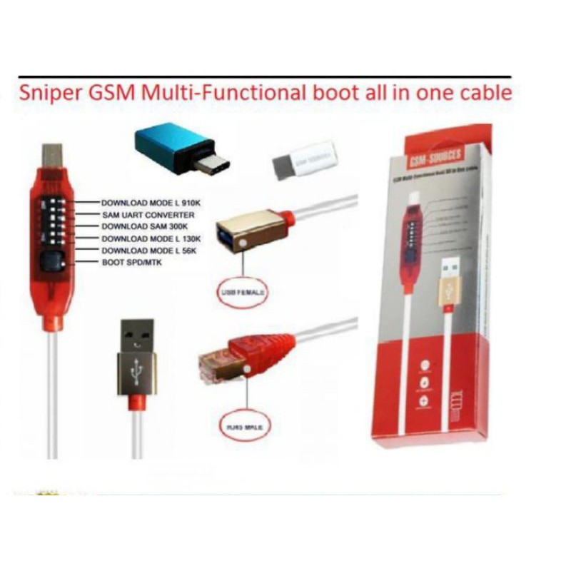 KABEL MULTI FUNGSI - KABEL MULTI BOOT - KABEL EDL - KABEL FLASH - KABEL UART