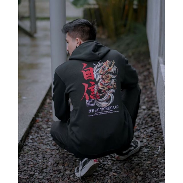 Hoodie SUNMORI MOTIF NAGA ORIGINAL SALVIOHEXIA/Hoodie motif