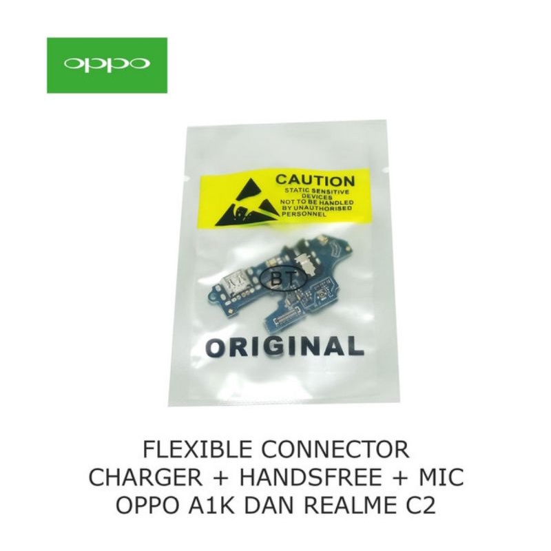 PAPAN CAS OPPO A1K REALME C2 KONEKTOR CHARGER MIC ORIGINAL OPPO A1K