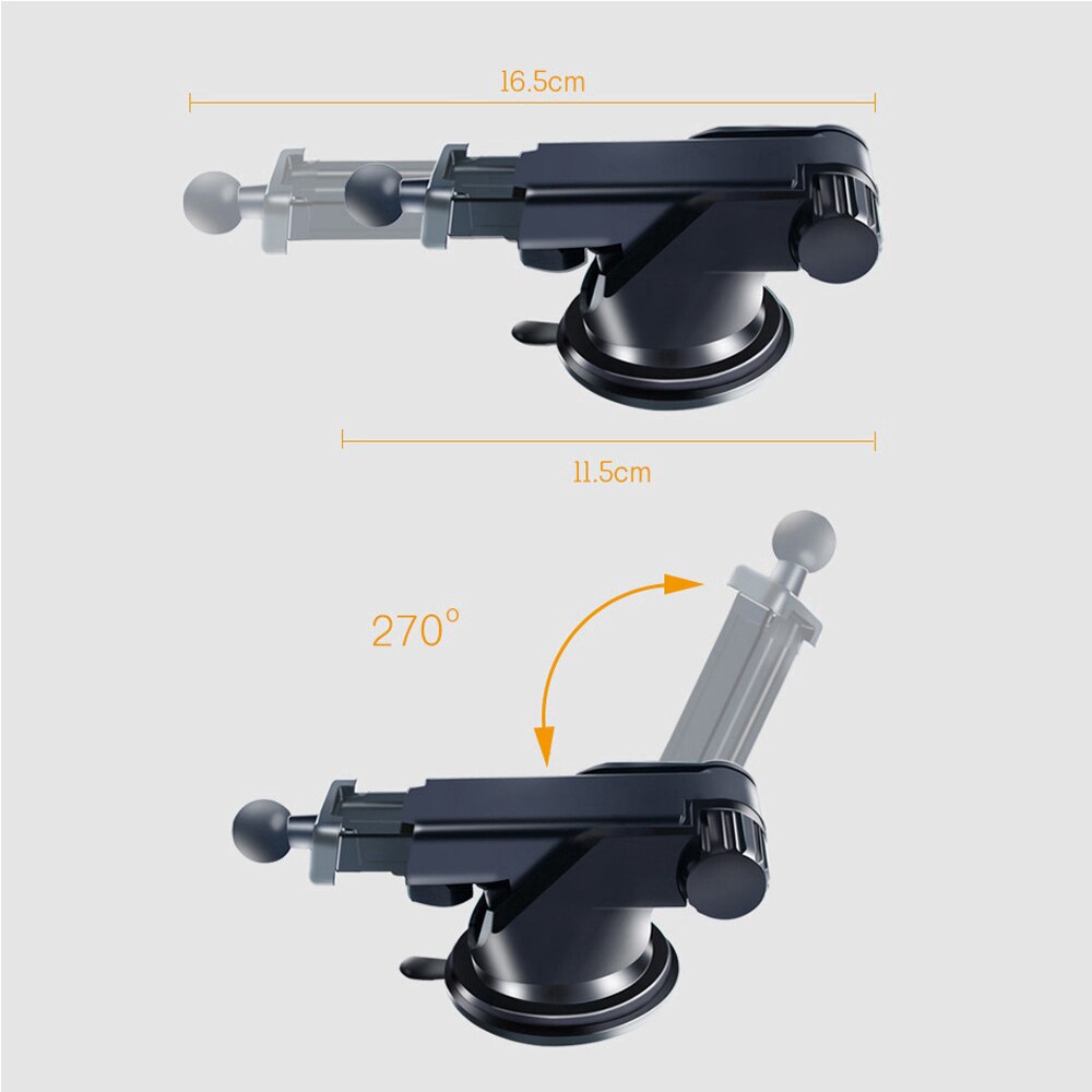 Tablet Computer Bracket Telepon Bracket Ponsel Braket Tablet Panjang Tablet Komputer Bracket Cocok untuk Dasbor Mobil 7-11 iPad  Xiaomi  Huawei  Samsung