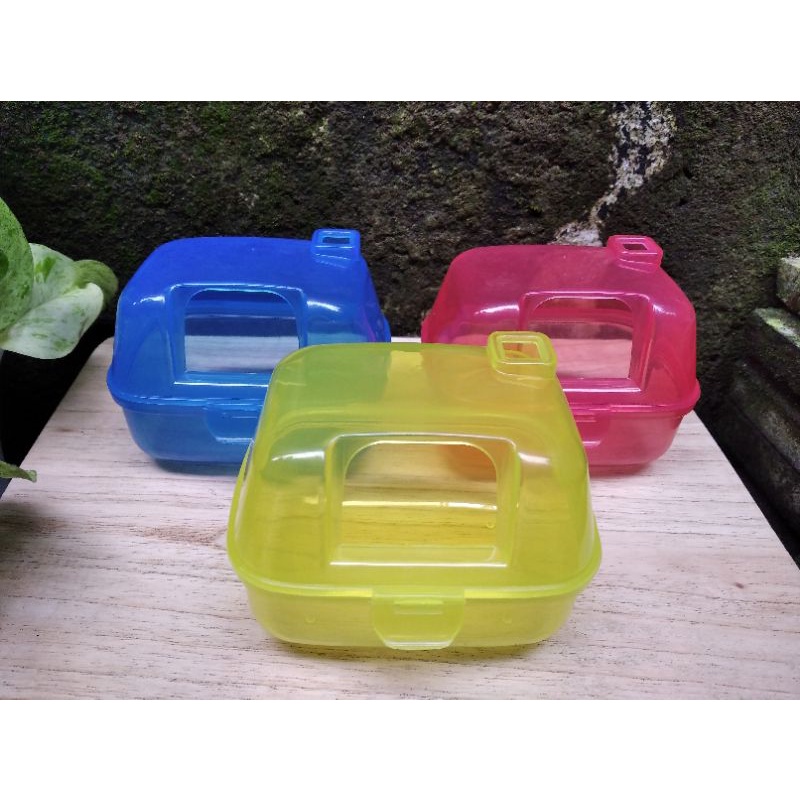Rumah hamster / toilet hamster (plastik)