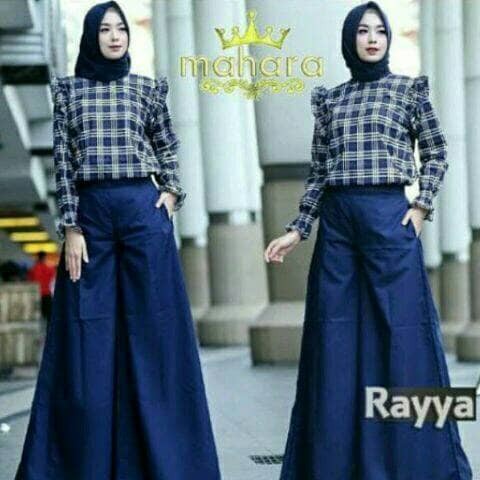 DeltaRA Rayya Setelan Muslim Modern Kekinian Busana Muslim Pesta