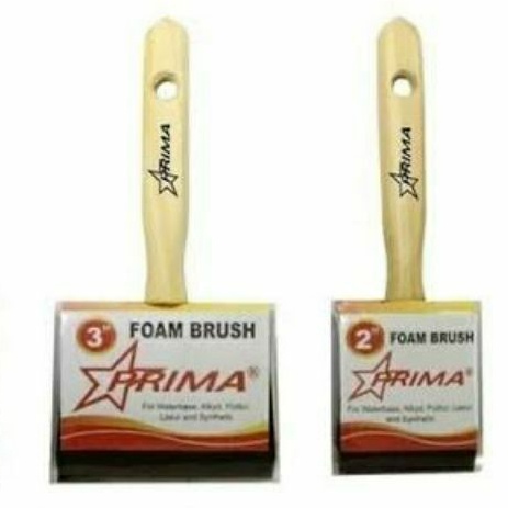 Foam brush, kuas spon cat ,kuas pelitur 2" 3"