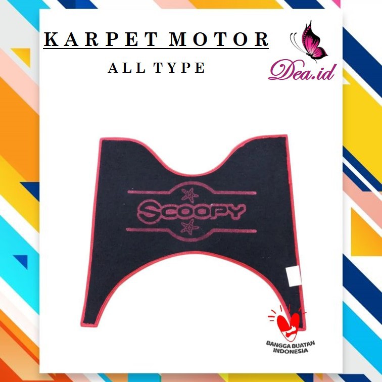 [DEASTORE] KESET MOTOR / ALAS MOTOR MATIC / PIJAKAN KAKI MOTOR / KARPET MOTOR BEAT - VARIO - SCOPPY