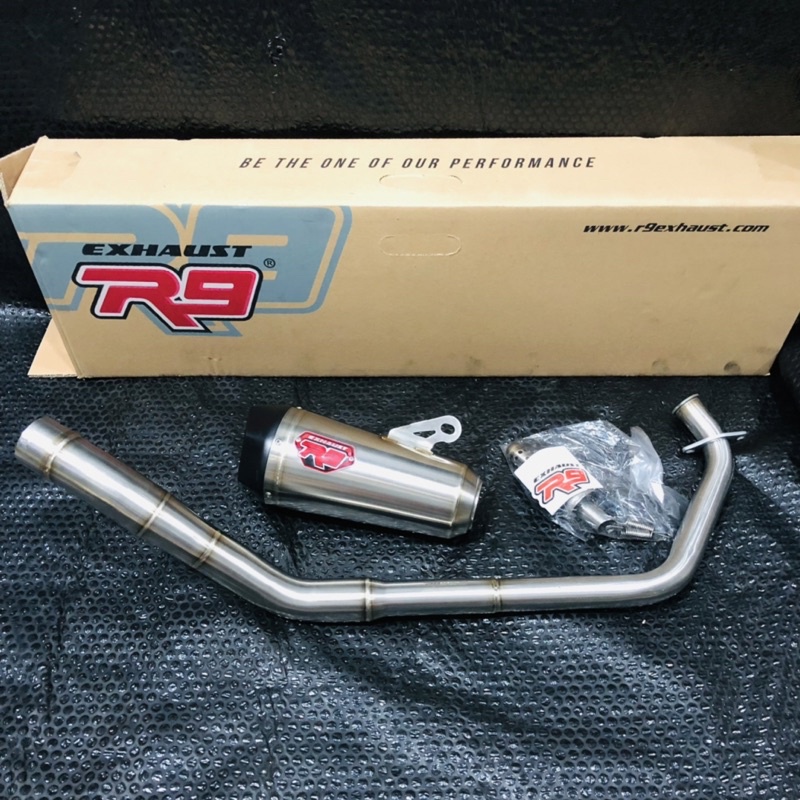 (CUCI GUDANG)KNALPOT R9 NEW ALPHA CBR 150NEW R15v3 NMAX OLD AEROX NMAX NEW