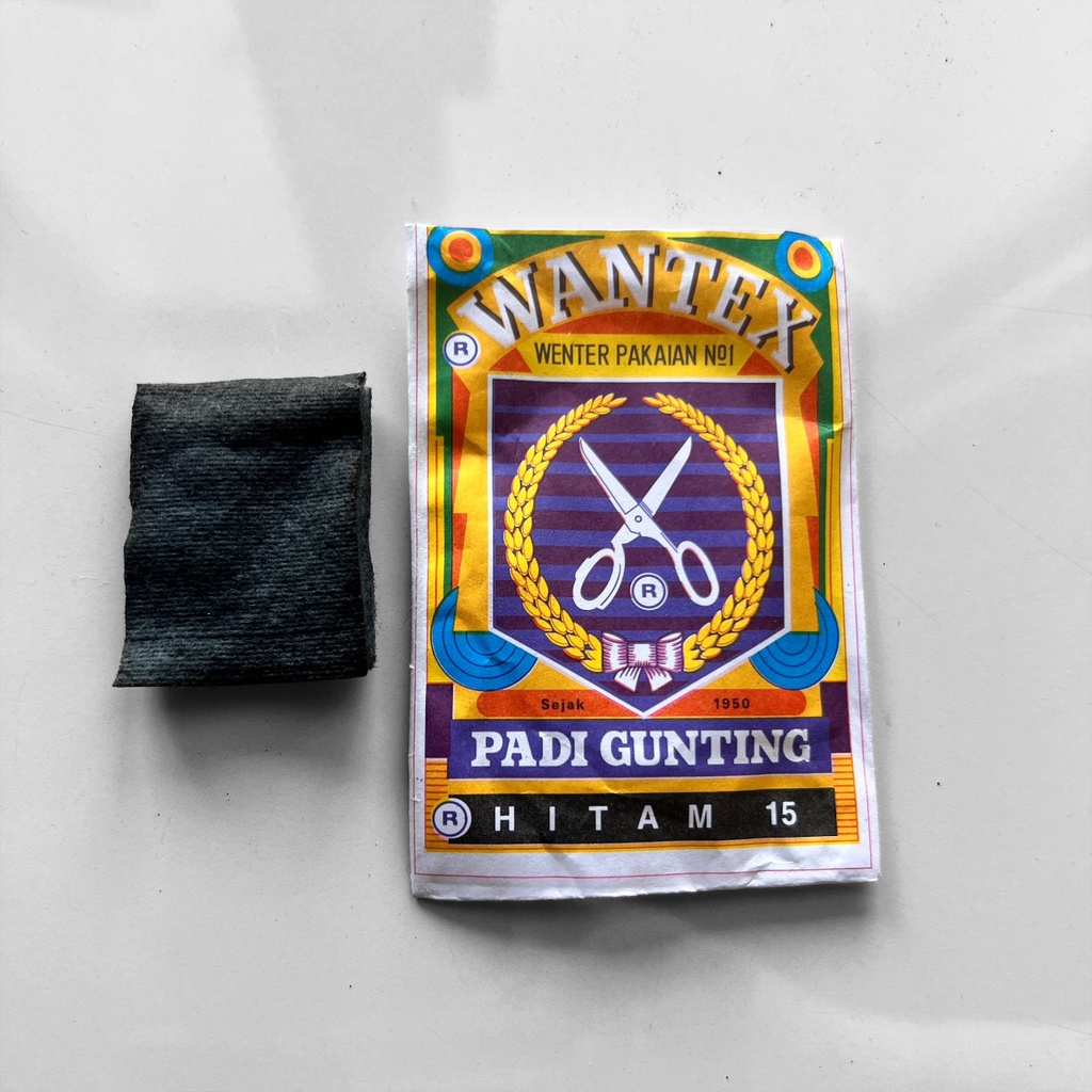 wantex pewarna pakaian - Hitam dan Biru tua