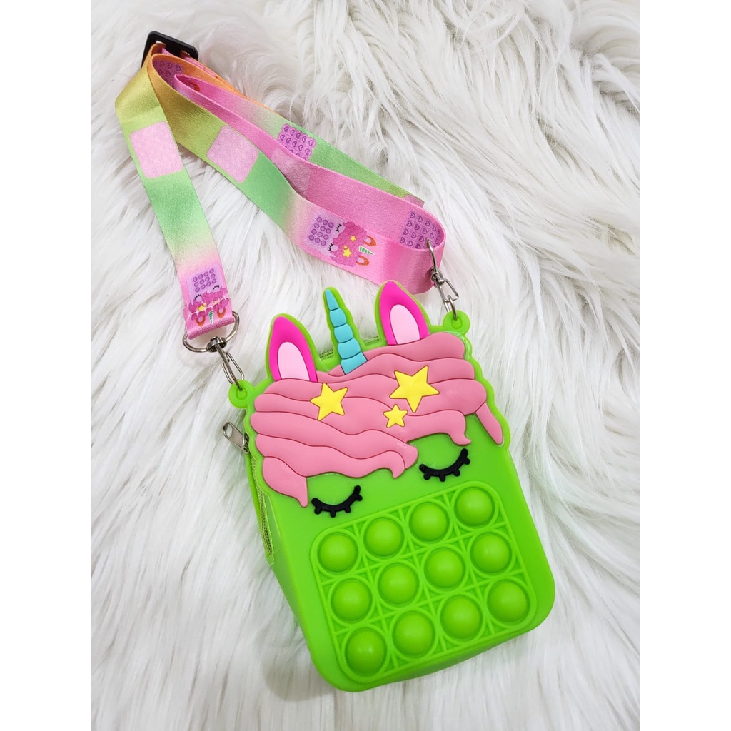 TAS ANAK JELLY C4550 TAS SELEMPANG ANAK TAS KARAKTER ANAK TAS ANAK POP IT TERLARIS