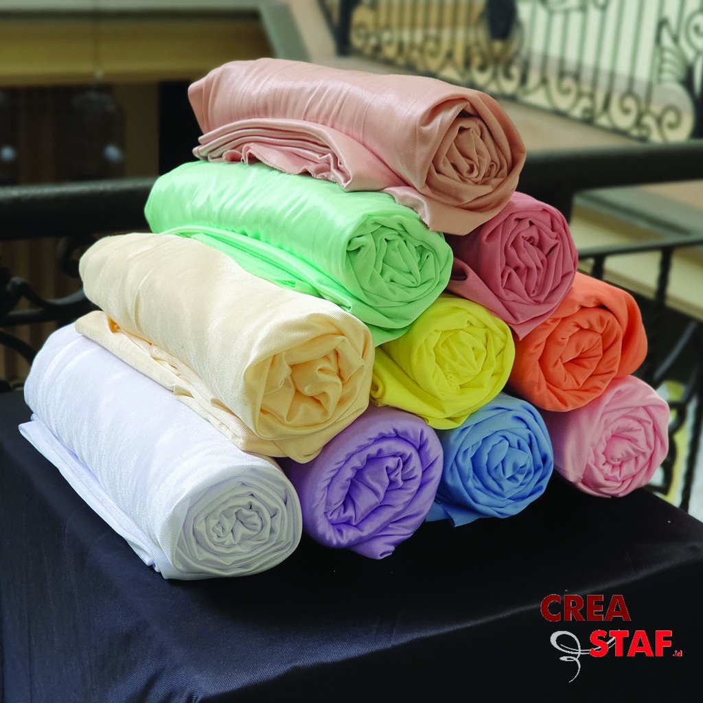 Kain Dekor Abutai Habutai Filamin Dekorasi Tenda Terop Lamaran Pernikahan