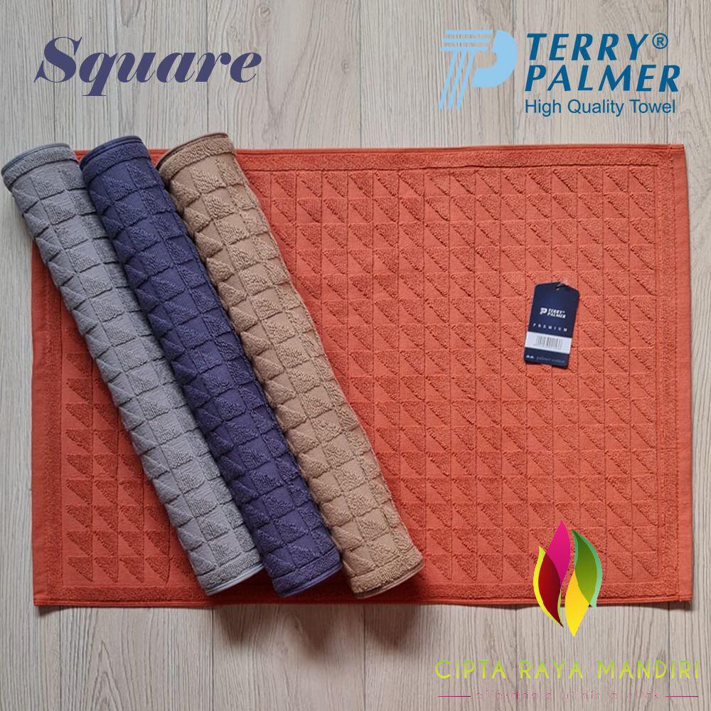 Keset Kaki Handuk Terry Palmer Premium 45x65 SQUARE Tebal Serap