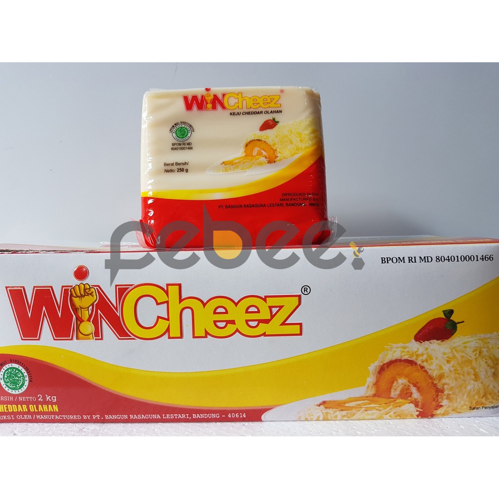 

WinCheez Keju Cheddar Kemasan Pabrik 250g