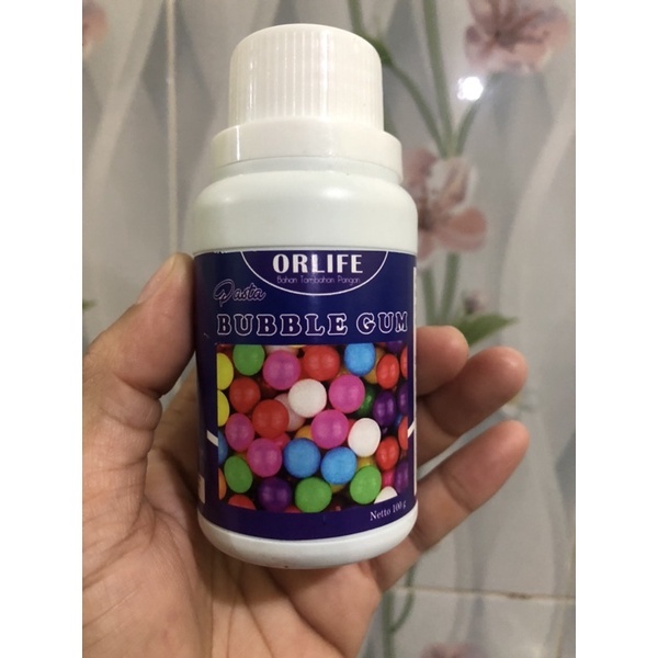 

ORLIFE PERMEN KARET BIRU / Orlife bublegum blue / perisa es , makanan, kue rasa permen karet 100gr / perista orlife permen karet biru / orlife bublle gum blue / essence permen karet murah / Perisa pasta Permen Karet