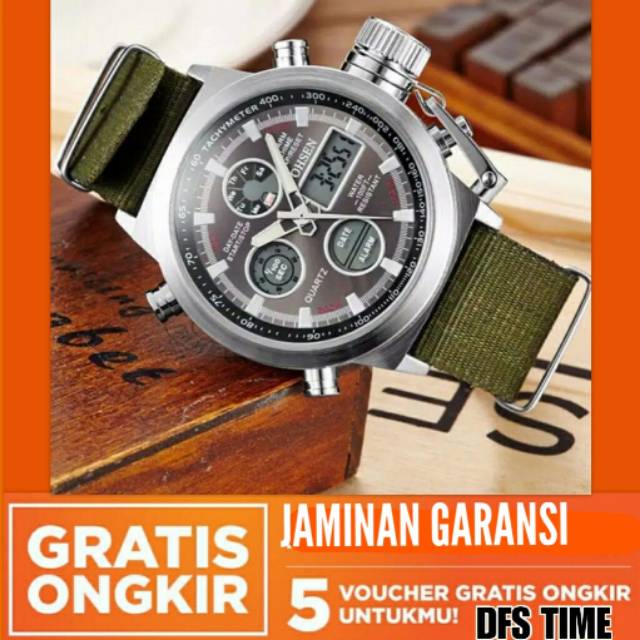 TERLARIS Jam Tangan Pria Original Army Militer